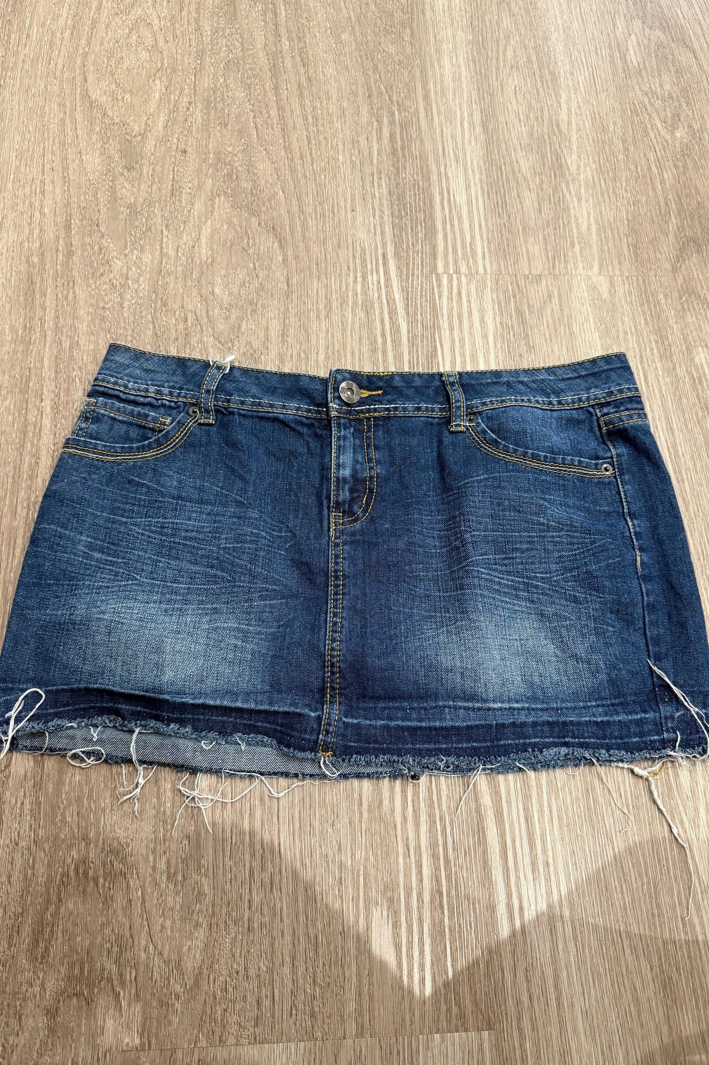 Vintage denim mini skirt So #5
