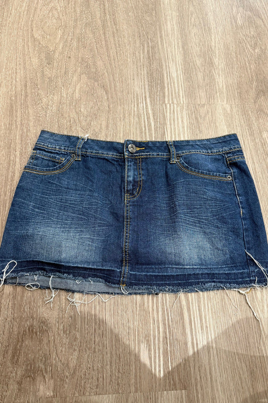 Vintage denim mini skirt So #5