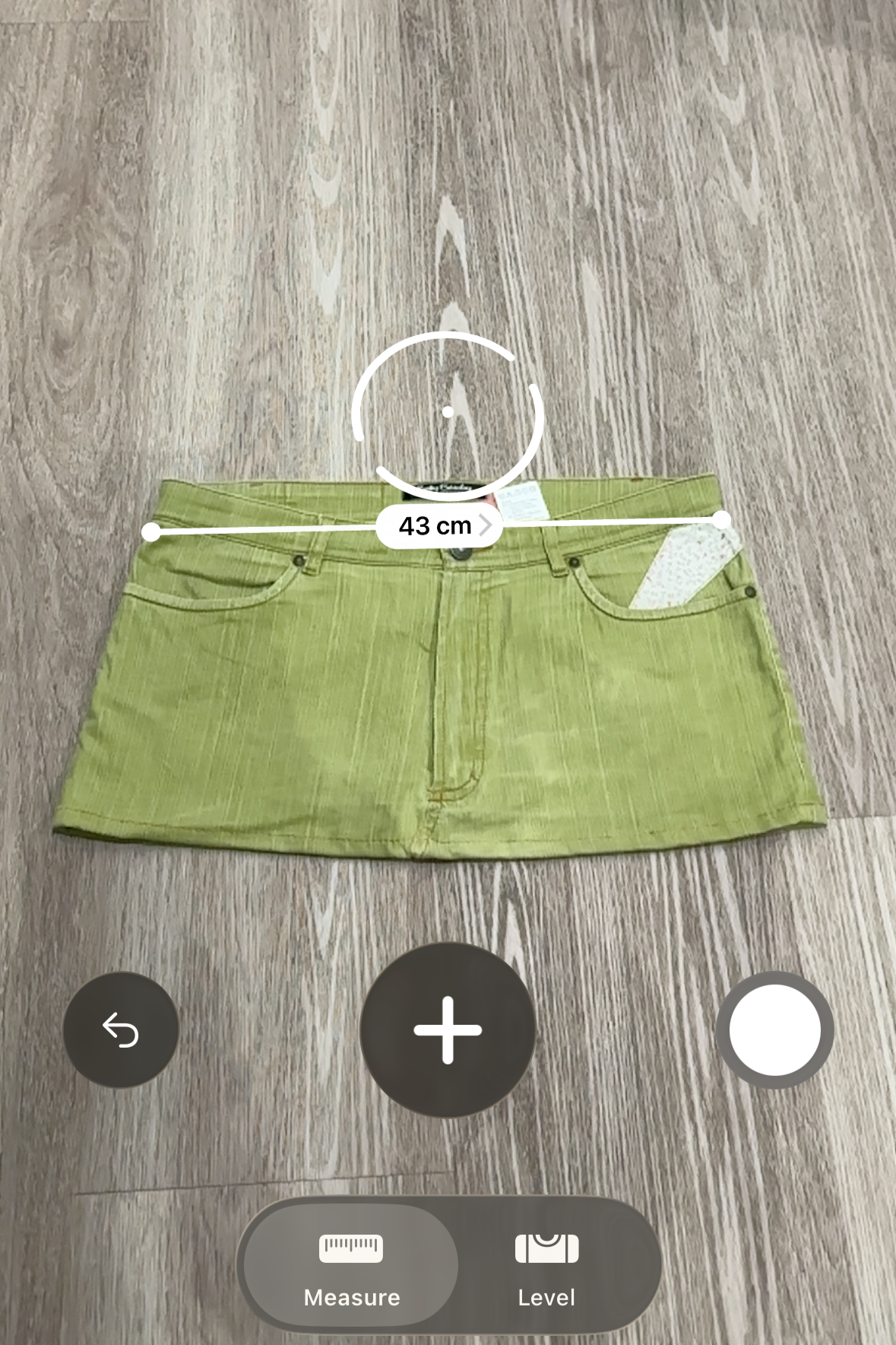 Vintage Betty Barclay Floral Denim Mini Skirt Green