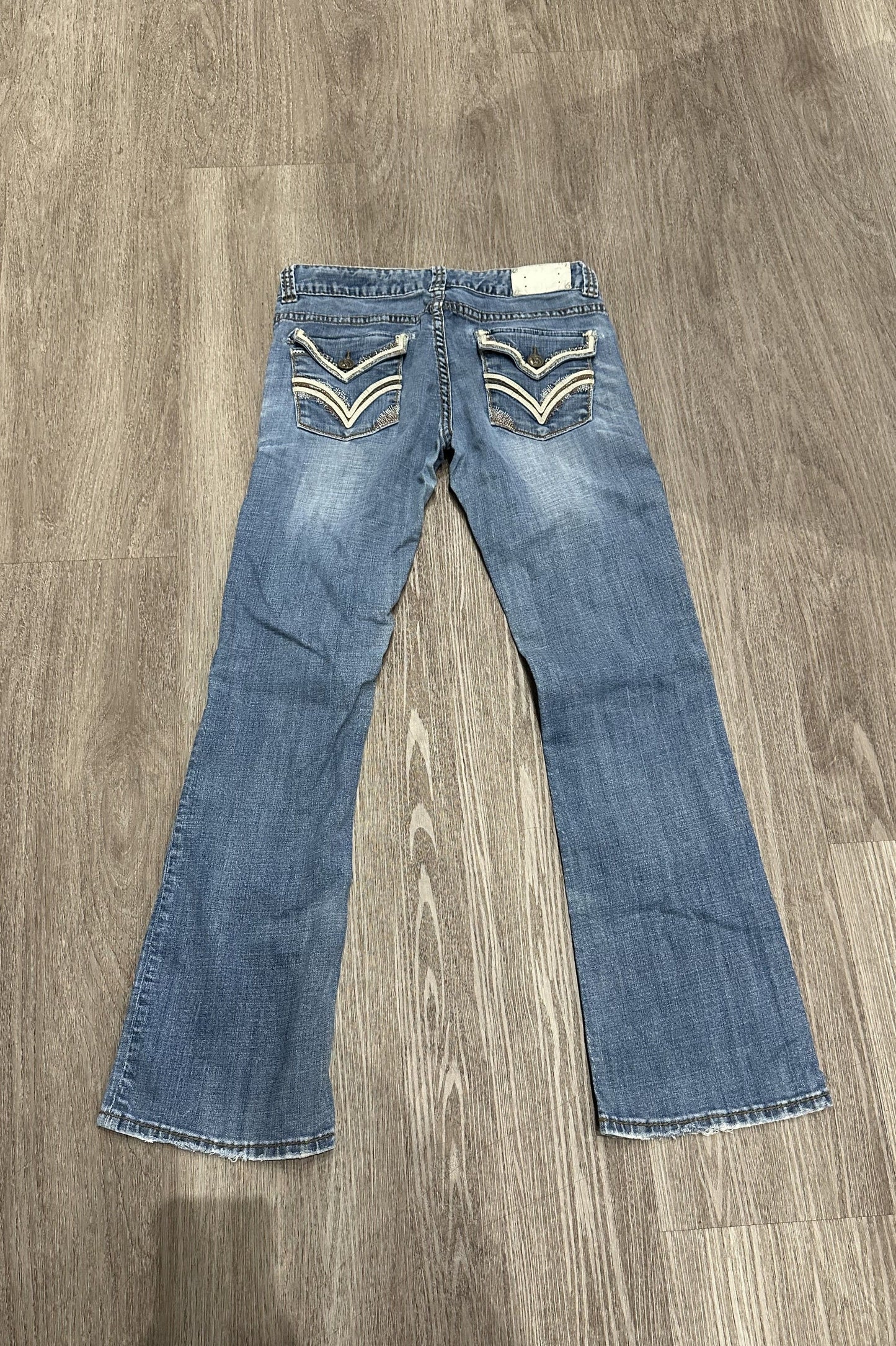 Vintage Embroidered Low Rise Bootcut Rock and Roll Cowgirl Jeans