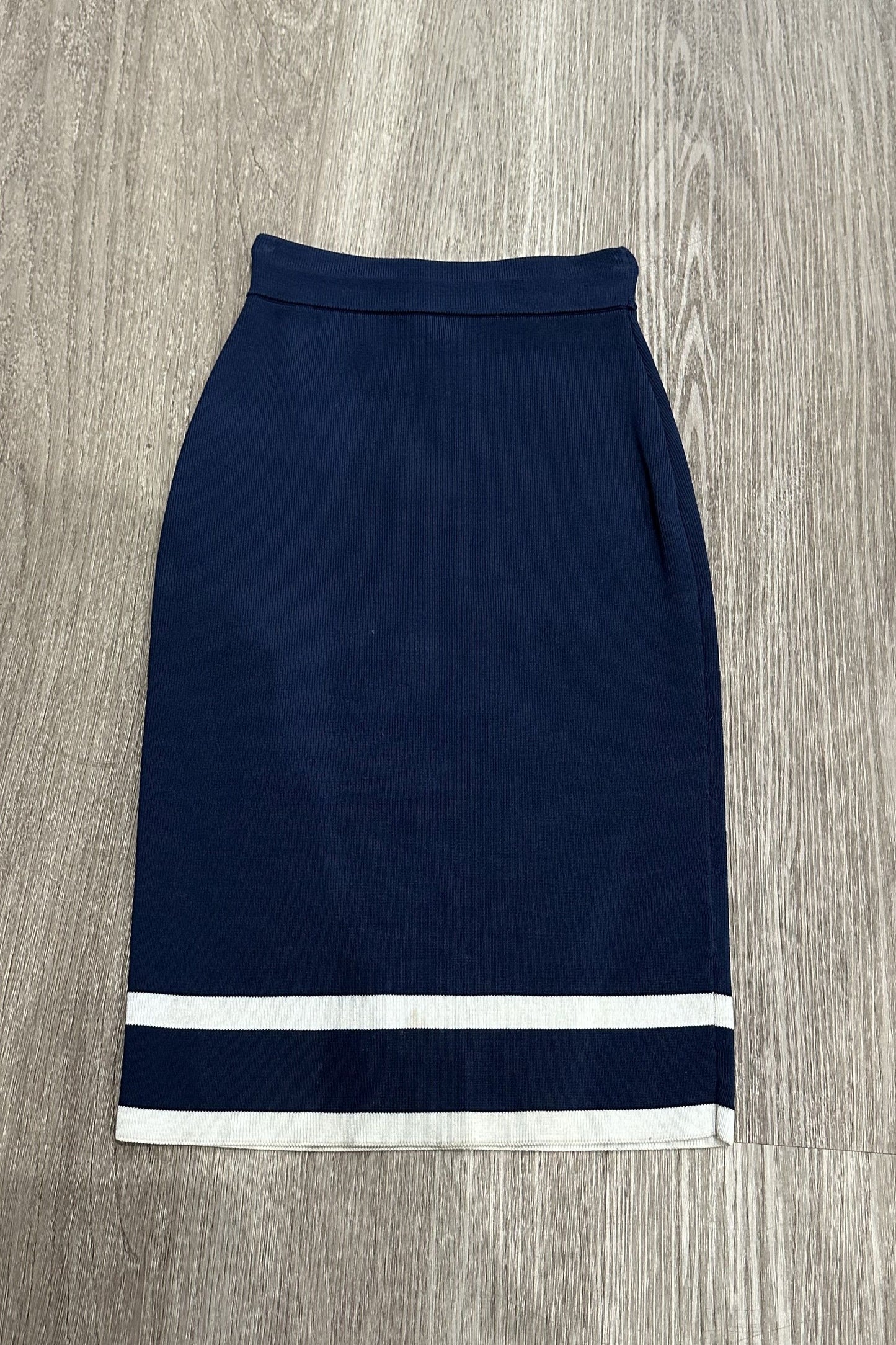 Vintage Guess Midi Skirt Navy