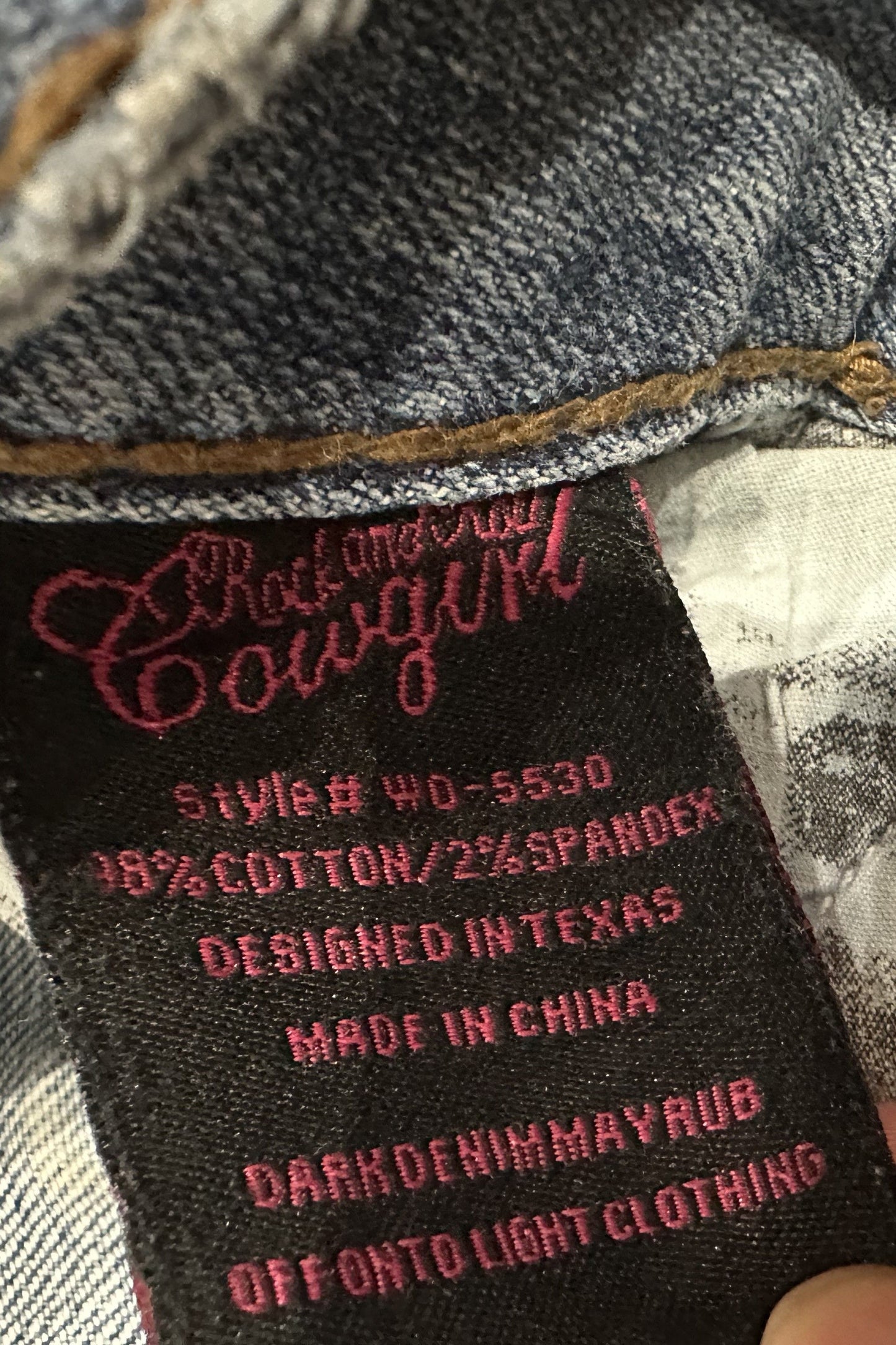 Vintage Embroidered Low Rise Bootcut Rock and Roll Cowgirl Jeans