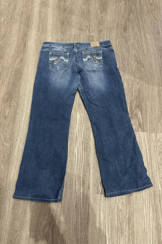 Vintage Low Rise Wide Leg Vanity Jeans