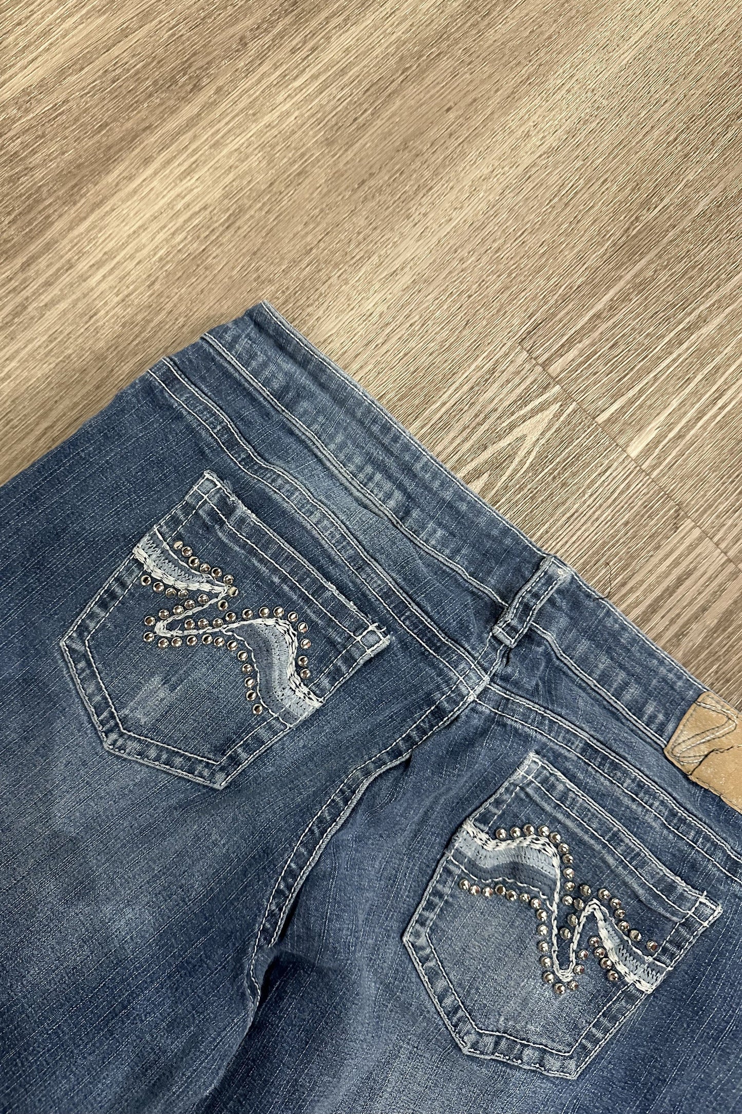 Vintage Low Rise Wide Leg Vanity Jeans