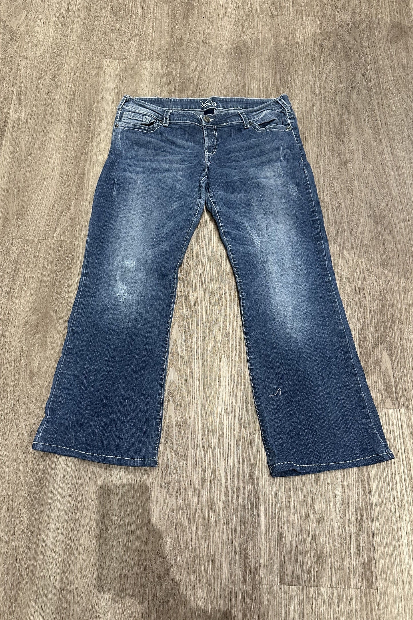 Vintage Low Rise Wide Leg Vanity Jeans